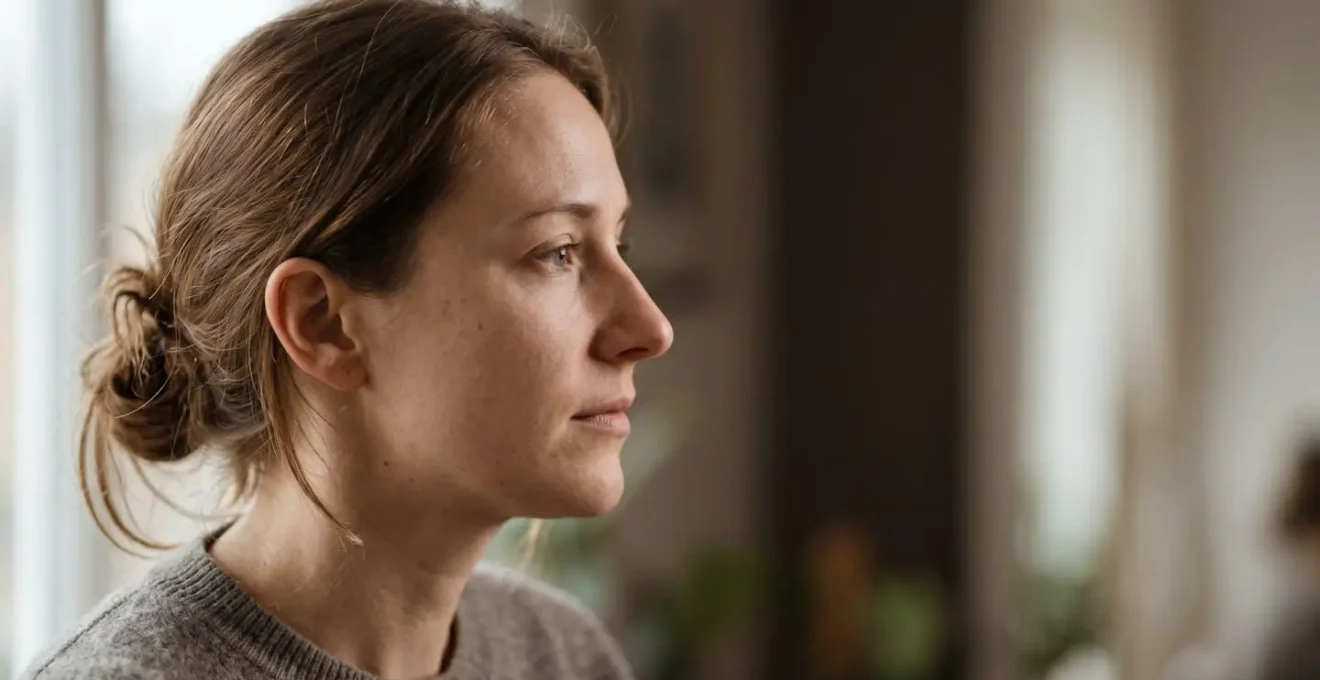 Human face profile illuminated by infrared projection showing depth mapping technology