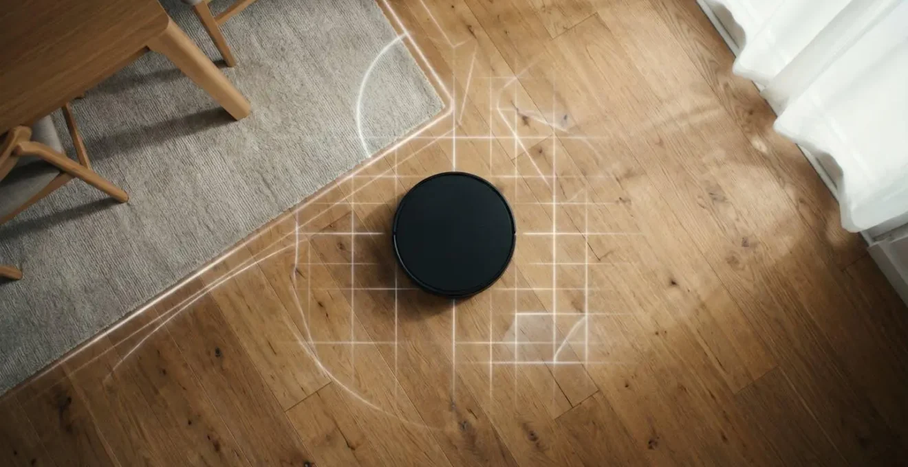 Symbolic representation of smart home surveillance and data collection through abstract geometric mapping
