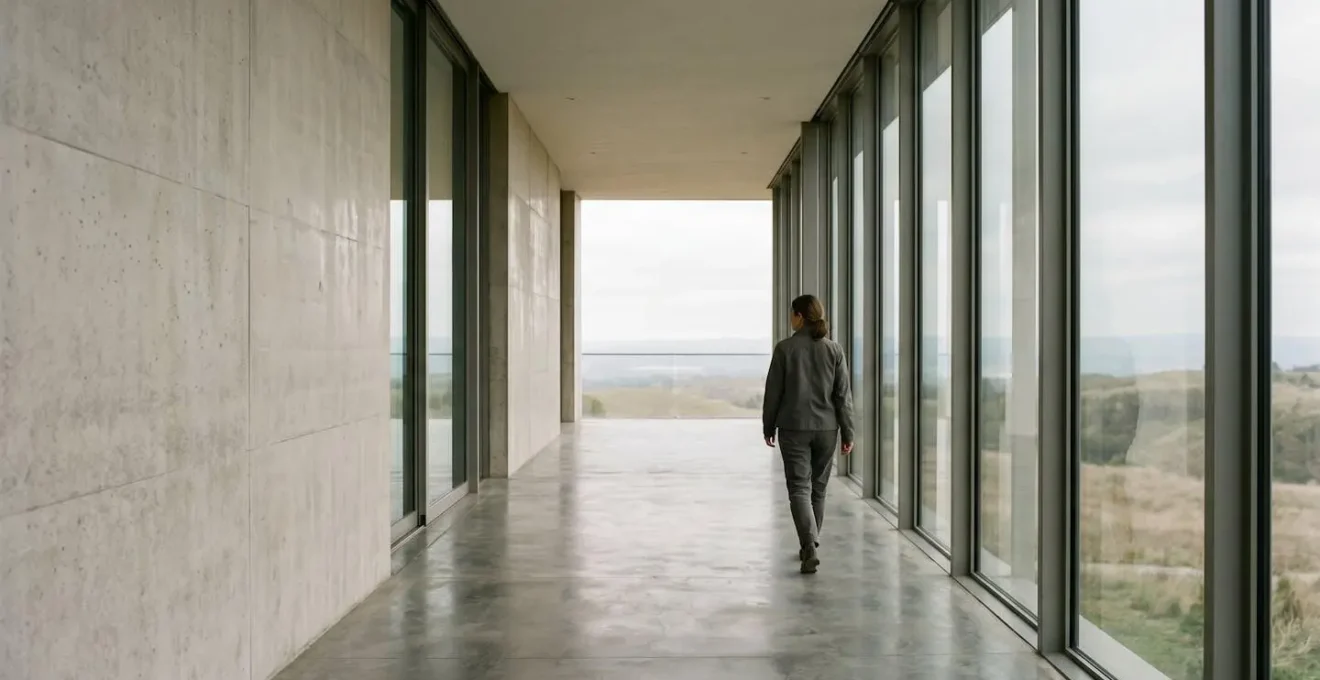 Wide environmental shot depicting the concept of platform-agnostic digital freedom with minimalist composition